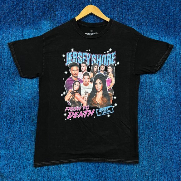 MTV Jersey Shore Fresh to Death Mineral Wash T-Shirt Size Medium - Picture 1 of 4